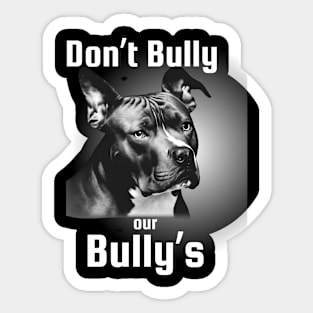 funny pitbull Sticker